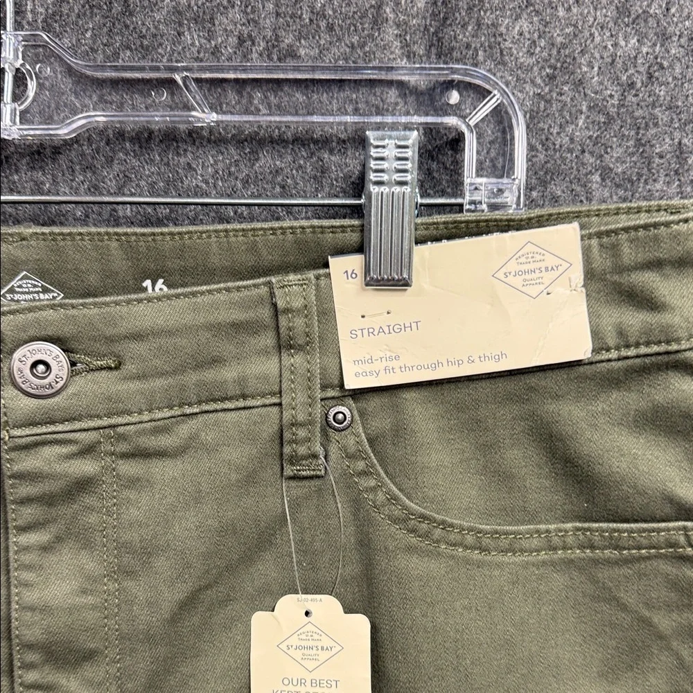 St. John Collection Olive Flare Jeans